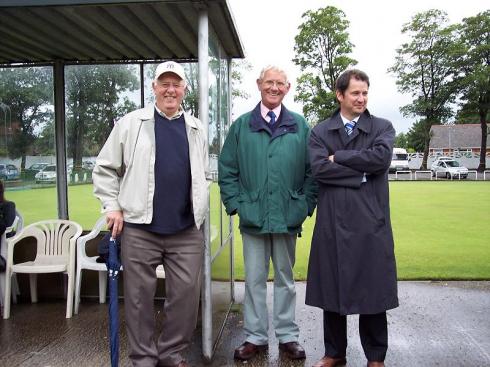 Bev Proctor, George Harrison and Councillor Gary Wilkes Bev Proctor, George Harrison and Councillor Gary Wilkes