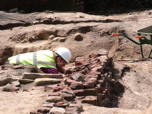 Archaeologist at work Archaeologist at work