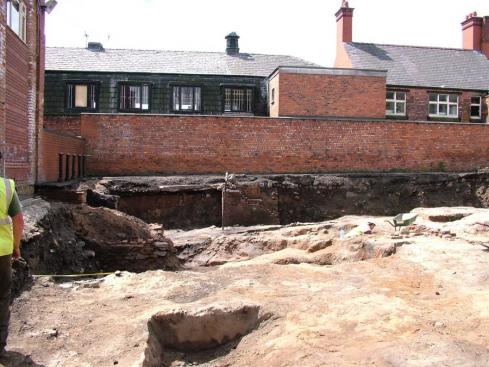 The site of the Roman Dig The site of the Roman Dig