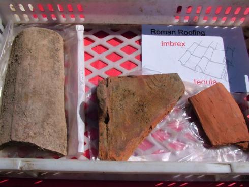 Roman roof tiles