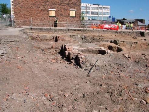 19th century baker's oven in centre of photo