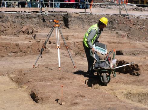 Archaeologist at work Archaeologist at work