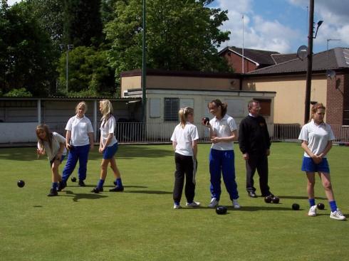 Cansfield High School bowling Cansfield High School bowling