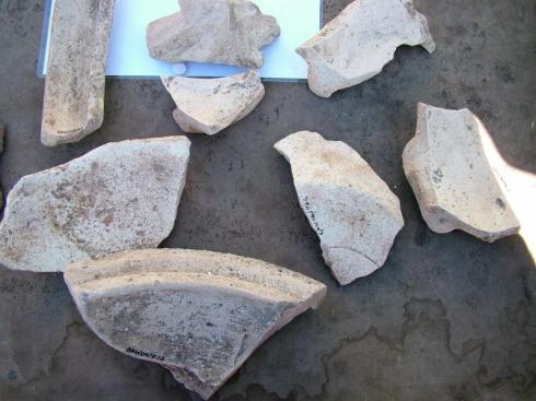 Roman pottery (Mortaria) Roman pottery (Mortaria)