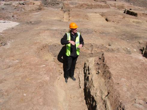 Lead archaeologist Ian Miller Lead archaeologist Ian Miller