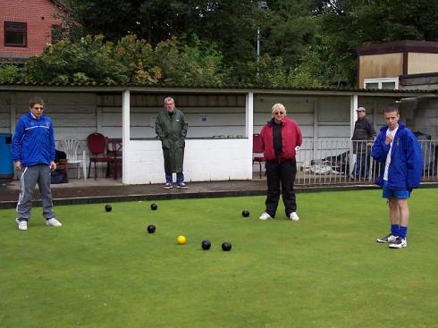 Kath Ricketts checks whose bowl is the winner