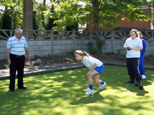 Cansfield High School bowling at GHBC