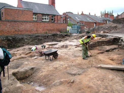 Archaeologists at work Archaeologists at work
