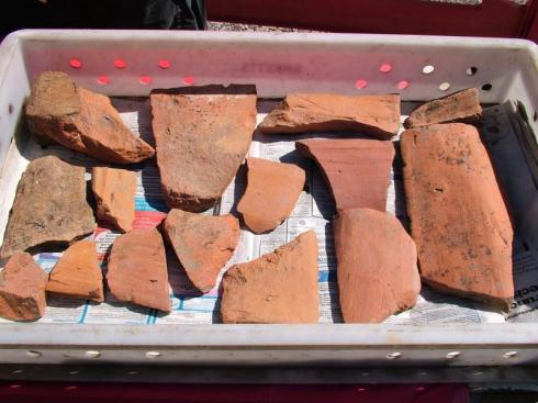 Roman roof tiles