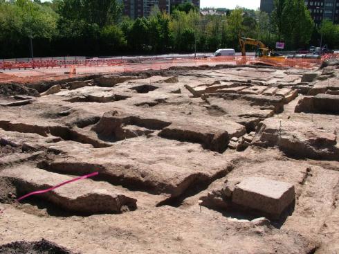 Site of colonnade building