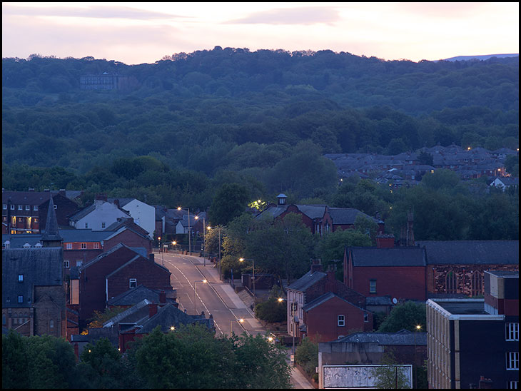 Looking towards Haigh Hall