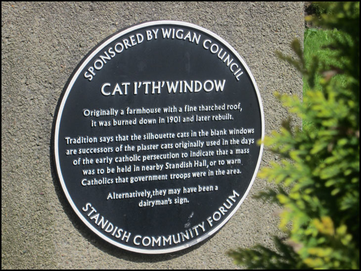Plaque at Cat I'th 'Window