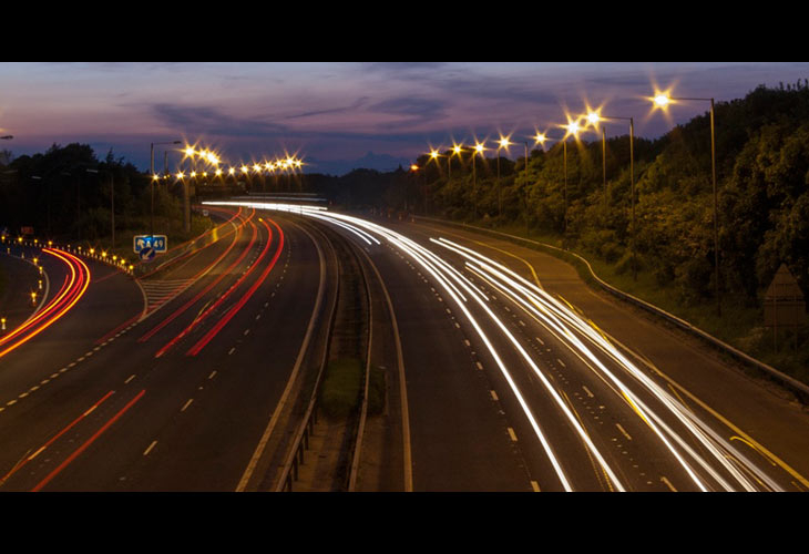 M6 at night