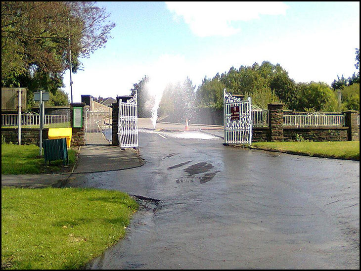 Car Wash at Ince Cemetery gates