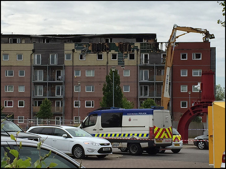 Demolition of Wharfside