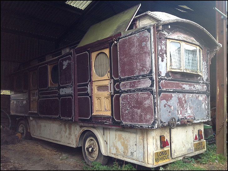 Herbie Silcock's living van