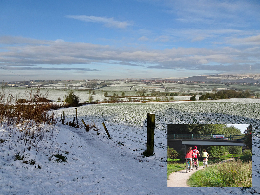 View across to Blackrod from Toddington