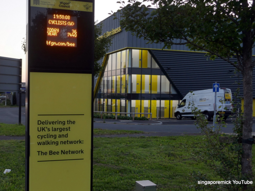 Cyclist Information Sign