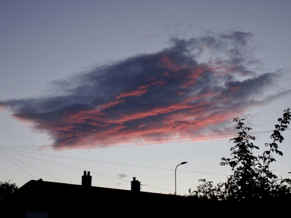 Sky over Aspull