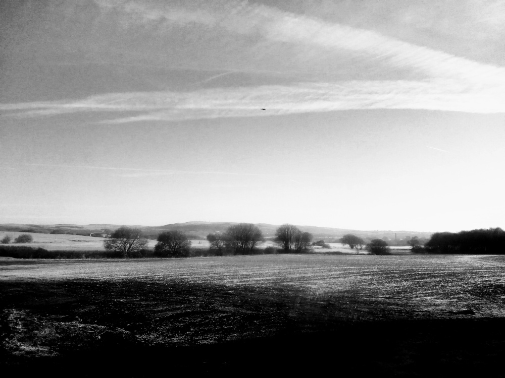 Helicopter and Frozen Fields