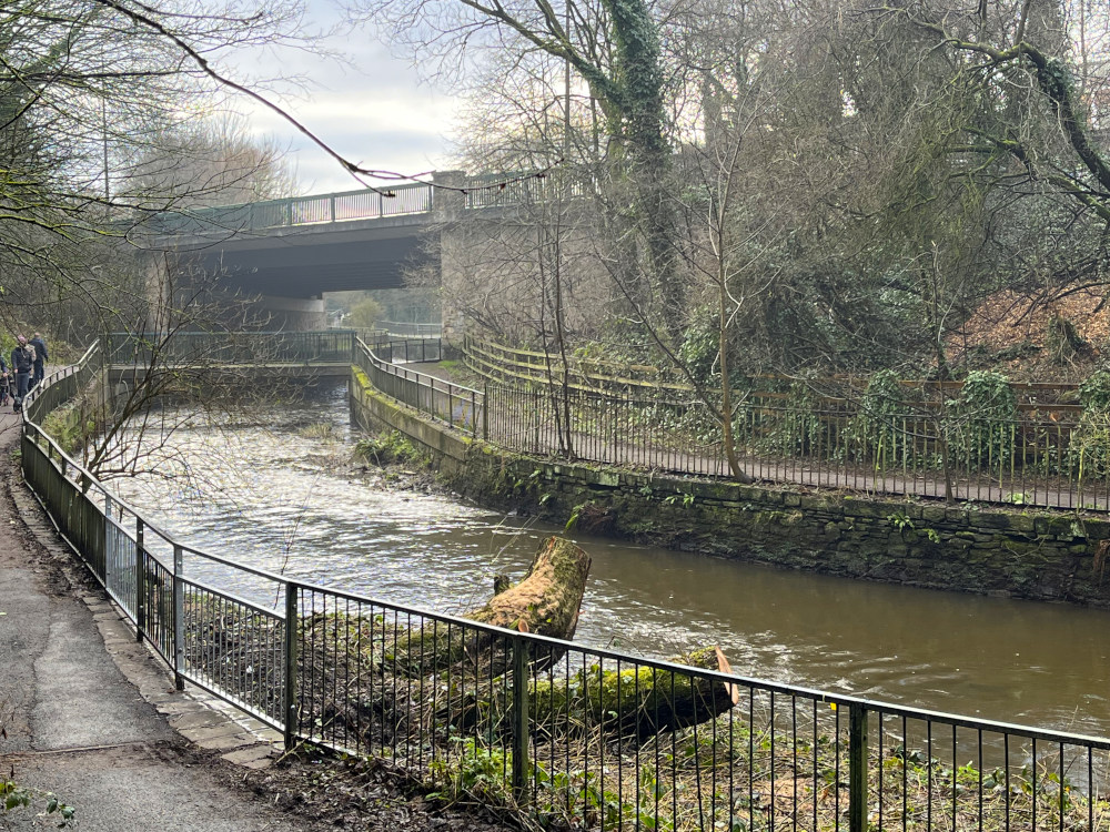 River Douglas Winding Its Way Into Wigan