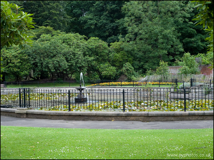 Haigh Hall fountain