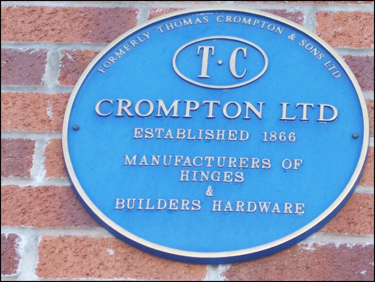 Thomas Crompton Plaque