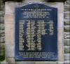 War memorial plaque