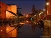 Wigan Pier at night