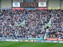 Latics fans at the JJB Stadium