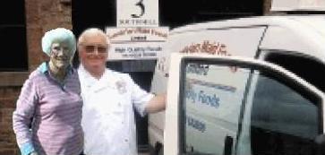 Fred & Trish sell pies in Wigan