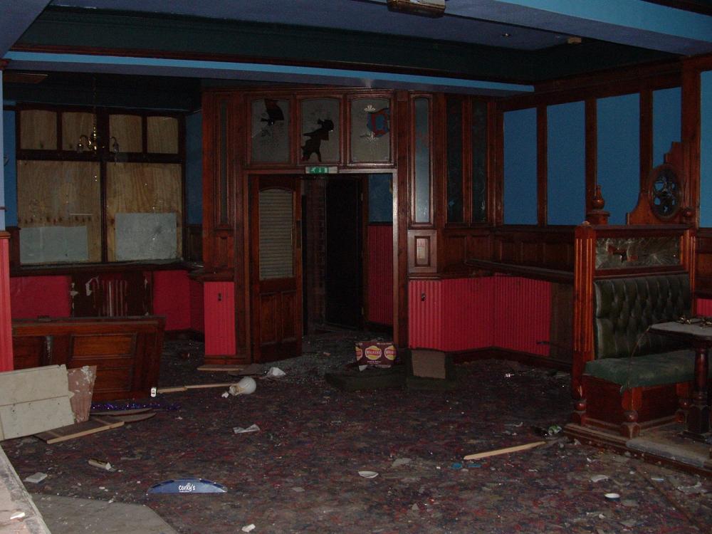 old ship pub interior before demolition.