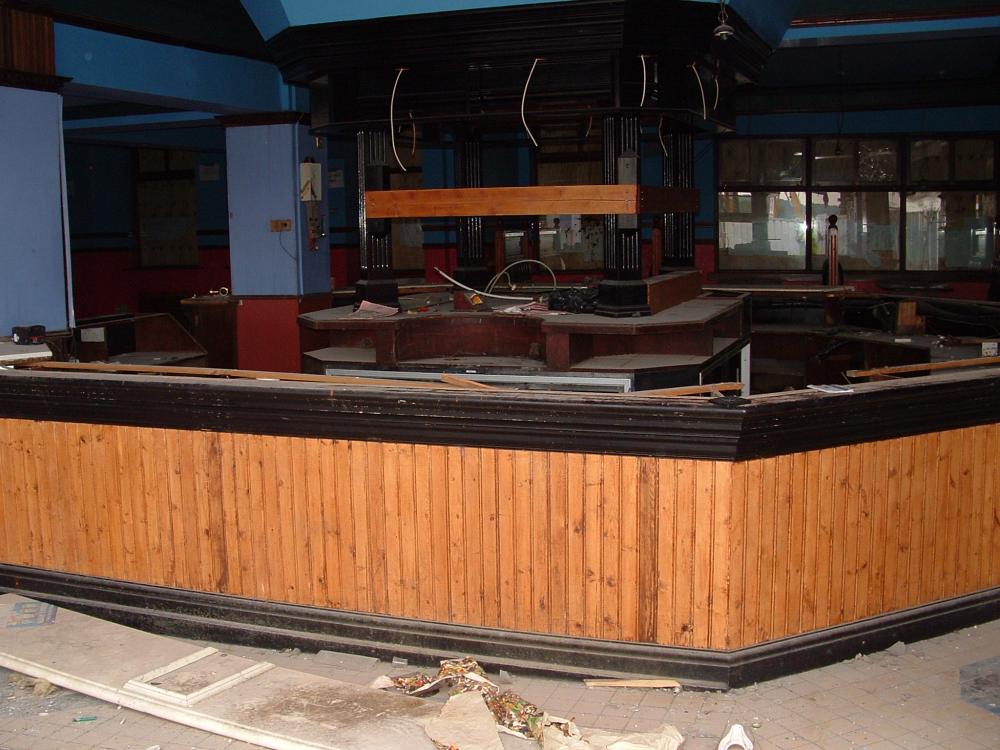 old ship pub interior before demolition.