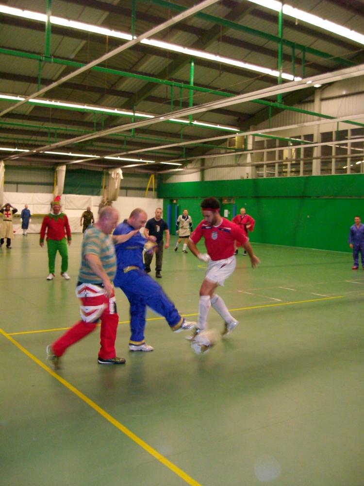 Firstbus fancy dress football.