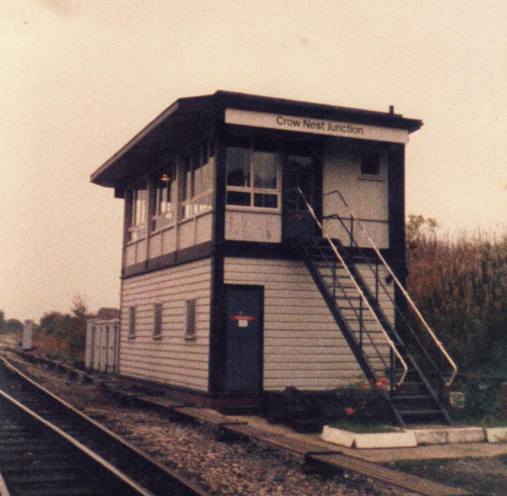 Crow Nest Junction Signal Box,Hindley August 1983